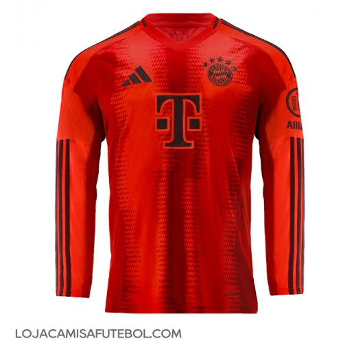 Camisa de Futebol Bayern Munich Equipamento Principal 2024-25 Manga Comprida